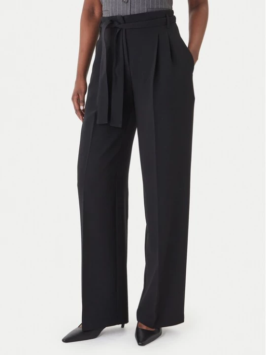 Obrázek produktu Boss Kalhoty z materiálu Tapiana 50479405 Černá Relaxed Fit