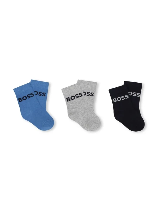 Obrázek produktu BOSS Kojenecké ponožky 3-pack modrá