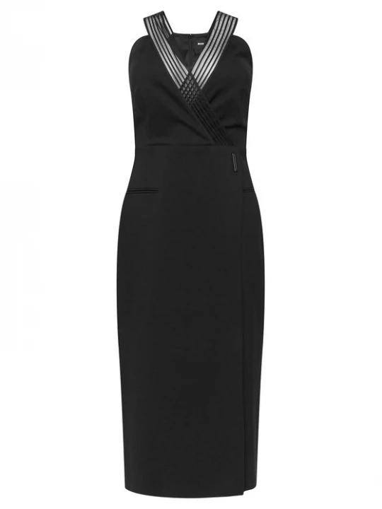Obrázek produktu BOSS Koktejlové šaty Daliyah 50548103 Černá Slim Fit