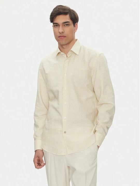 Obrázek produktu BOSS Košile C-Hal 50539532 Krémová Casual Fit