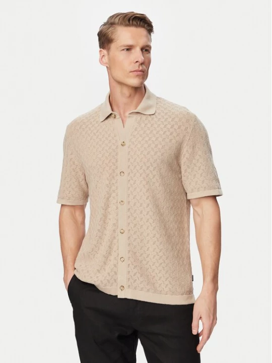Obrázek produktu BOSS Košile H-Nappo 50560494 Béžová Regular Fit