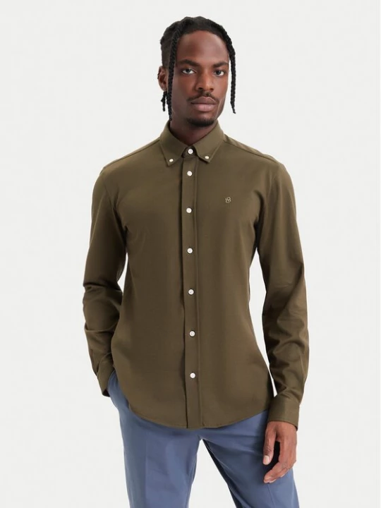 Obrázek produktu BOSS Košile H-Roan 50567031 Zelená Slim Fit