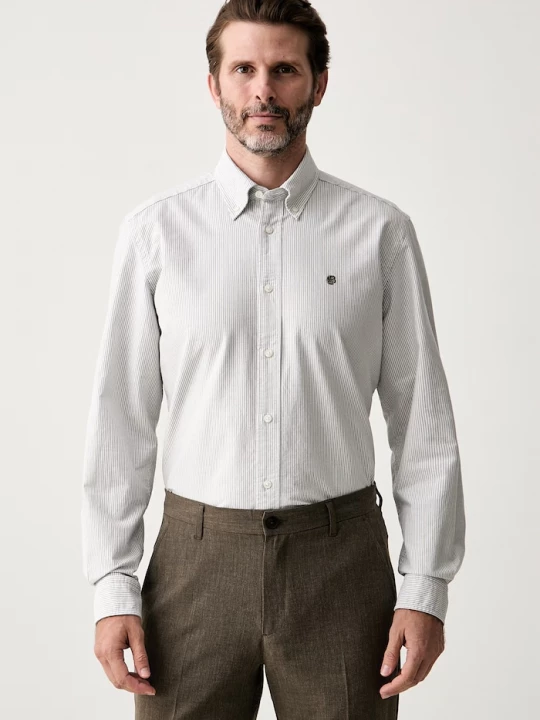 Obrázek produktu BOSS košile pánská bavlněná H-LIAM-BD-E-C1-263 béžová