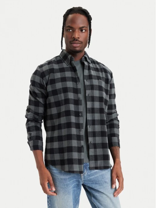 Obrázek produktu BOSS Košile Rickert _M 50569719 Tmavě zelená Regular Fit