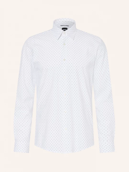 Obrázek produktu Boss Košile Roan Slim Fit bílá / tmavě modrá / černá