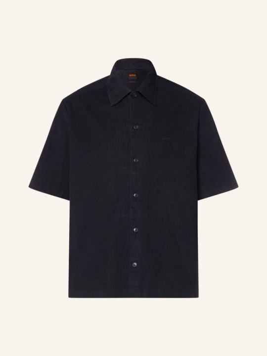 Obrázek produktu Boss Košile S Krátkým Rukávem Lakith Relaxed Fit Z Manšestru tmavě modrá