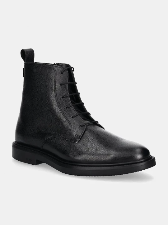 Obrázek produktu BOSS Kožené boty BOSS Larry černá