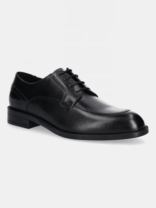 Obrázek produktu BOSS Kožené polobotky Tayil černá