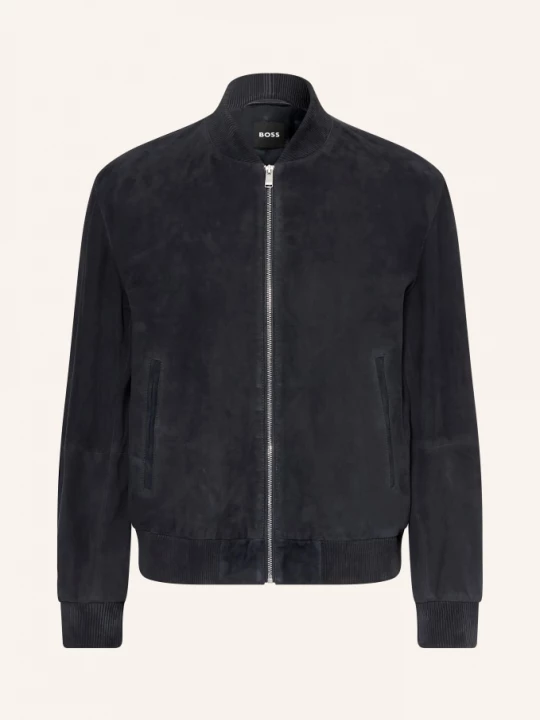 Obrázek produktu Boss Kožený Blouson Muller tmavě modrá