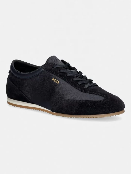 Obrázek produktu BOSS Lineor sneakers boty pánské kožené námořnická modř