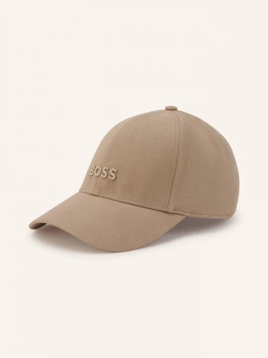 Obrázek produktu Boss Lněná Čepice Ari světle hnědá