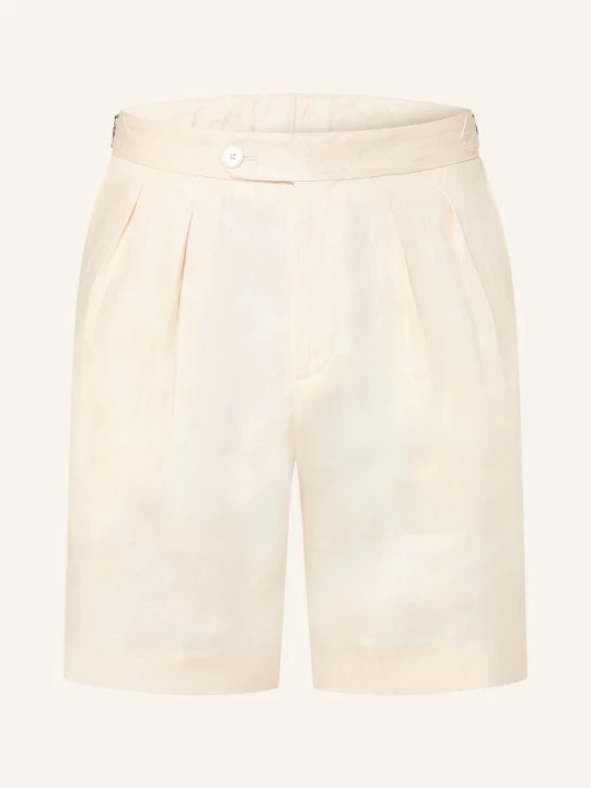 Obrázek produktu Boss Lněné Šortky Perin Tapered Fit béžová