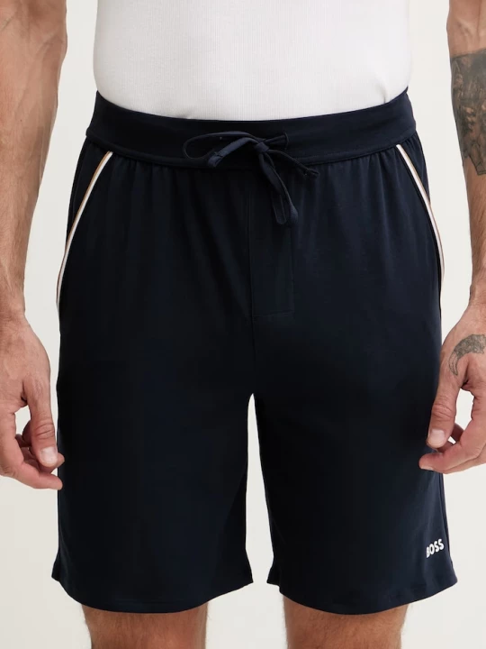 Obrázek produktu BOSS loungewear šortky pánské bavlněné s elastanem Unique Shorts CW námořnická modř