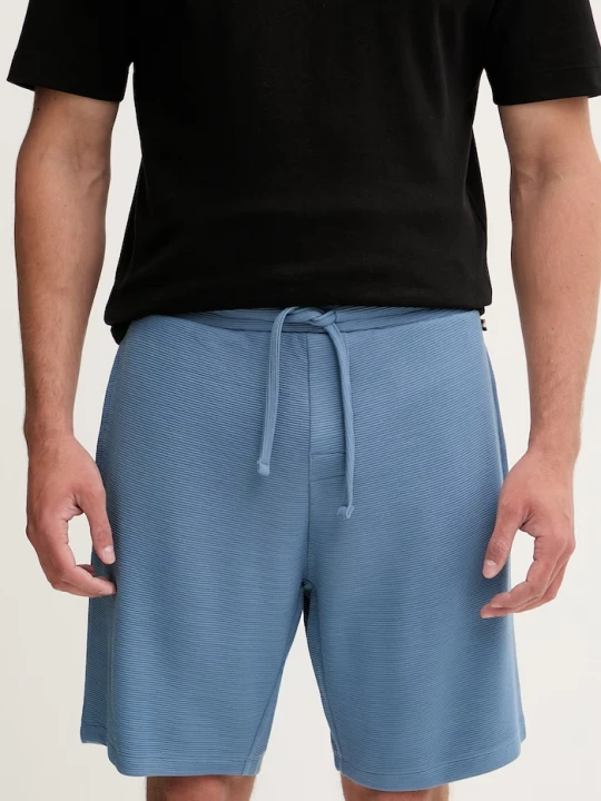 Obrázek produktu BOSS loungewear šortky pánské Rib Shorts modrá