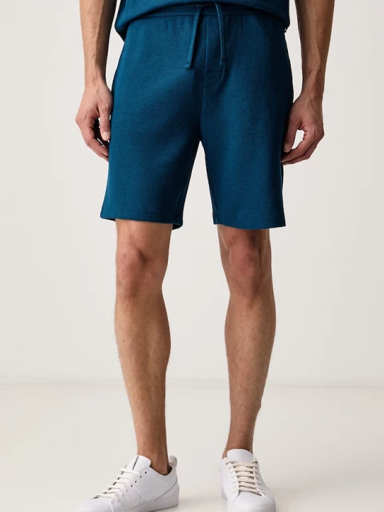 Obrázek produktu BOSS loungewear šortky pánské s bavlnou Waffle Shorts fialová