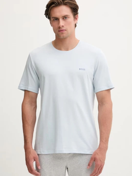 Obrázek produktu BOSS loungwear tričko pánské bavlněné s elastanem Mix&Match T-Shirt R modrá