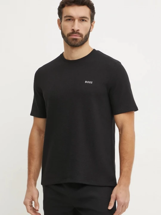 Obrázek produktu BOSS loungwear tričko pánské Waffle T-Shirt černá