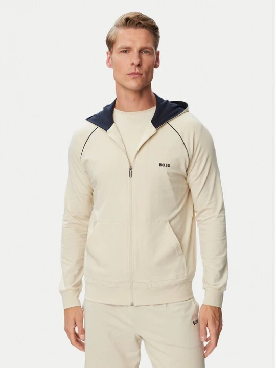 Obrázek produktu BOSS Mikina Mix&Match 50515313 Krémová Regular Fit
