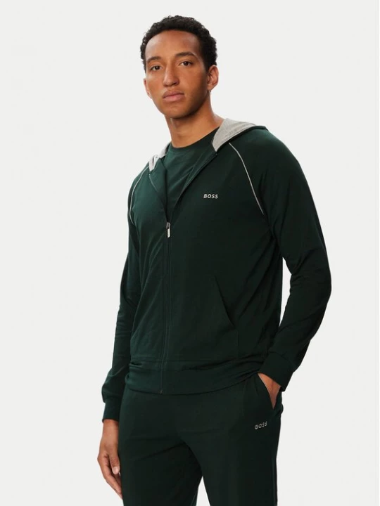 Obrázek produktu BOSS Mikina Mix&Match 50515313 Tmavě zelená Regular Fit