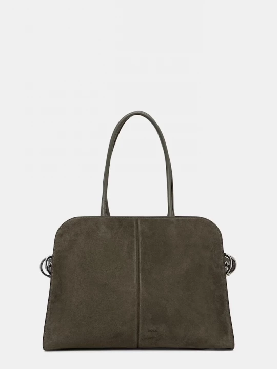 Obrázek produktu BOSS nákupní taška dámská z imitace semiše Clarice Tote SU zelená