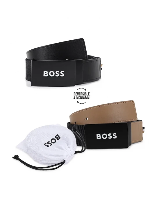 Obrázek produktu BOSS oboustranný pásek dětský černá