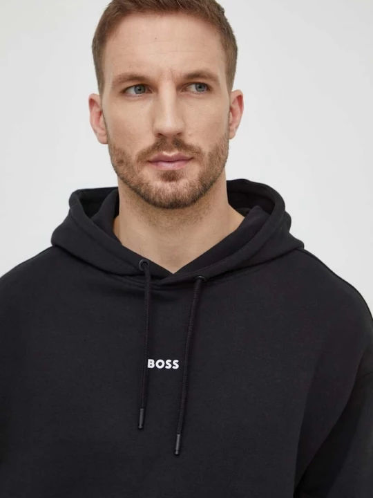 Obrázek produktu BOSS Orange Bavlněná mikina WeSmallhood černá