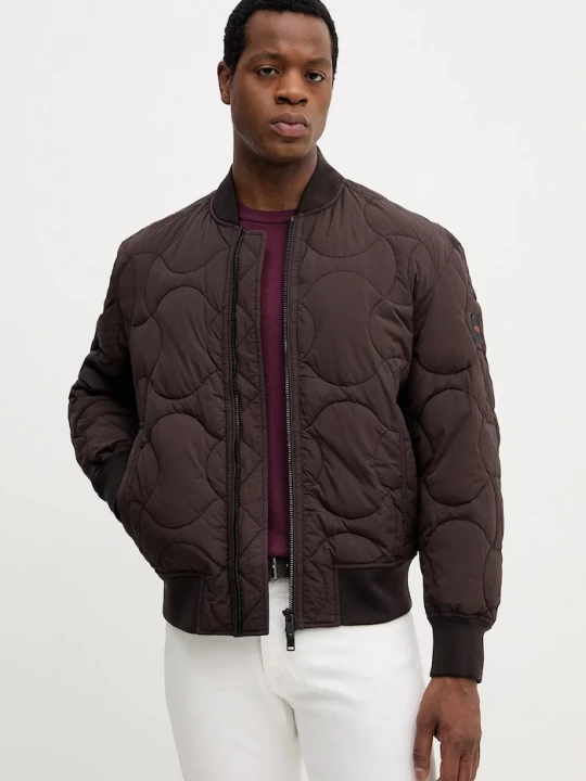 Obrázek produktu BOSS Orange Bomber bunda Ovalley hnědá