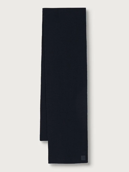 Obrázek produktu BOSS Orange šála pánská s vlnou Foxon_Scarf námořnická modř
