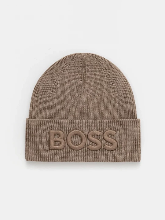 Obrázek produktu BOSS Orange Vlněná čepice Afox_R hnědá