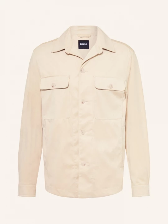 Obrázek produktu Boss Overshirt Carper V Koženém Vzhledu krémová