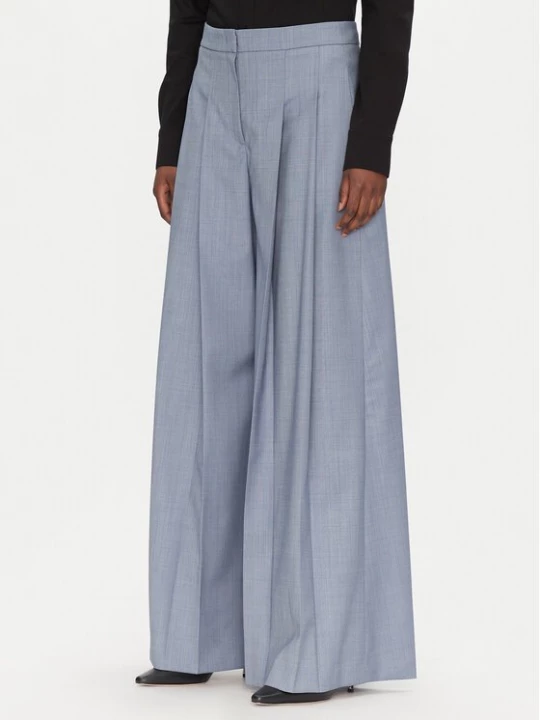Obrázek produktu BOSS Palazzo kalhoty Tetosa1 50545699 Modrá Wide Leg