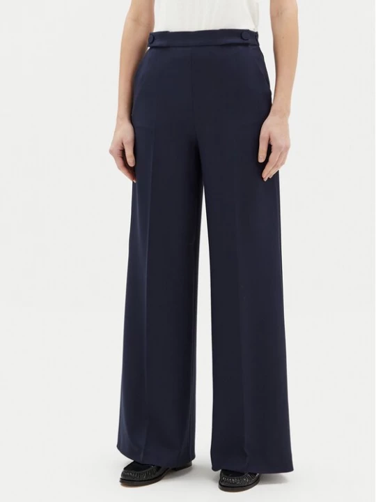 Obrázek produktu BOSS Palazzo kalhoty Tupita 50531846 Tmavomodrá Wide Leg