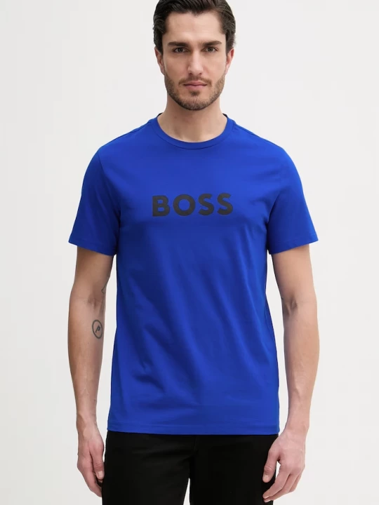 Obrázek produktu BOSS pánský bavlněný T-Shirt RN modrá