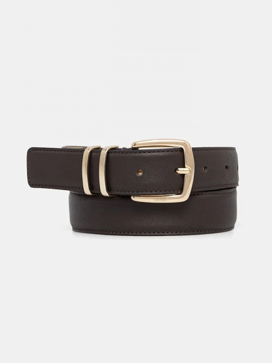 Obrázek produktu BOSS pásek dámský kožený Plum-ML_Sz30 hnědá
