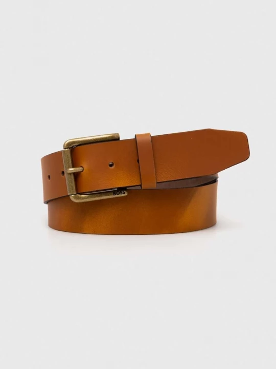 Obrázek produktu BOSS pásek pánský kožený Joris_Sz40 hnědá
