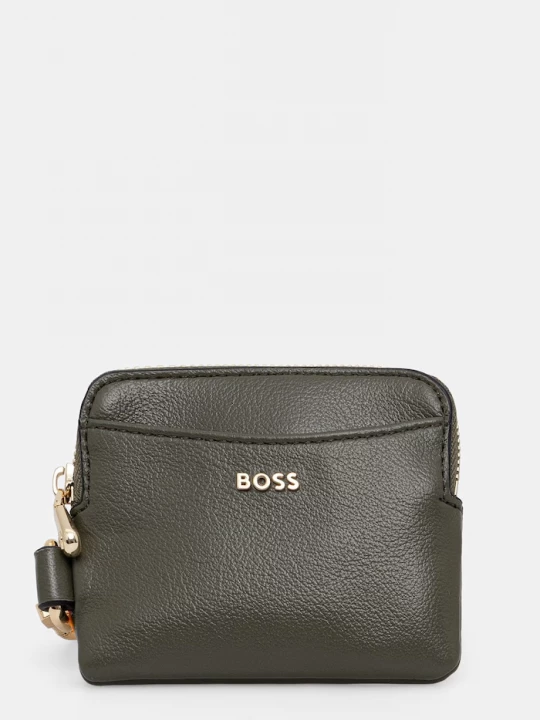 Obrázek produktu BOSS Peněženka dámská z imitace kůže Sandy Zip Cardholder zelená