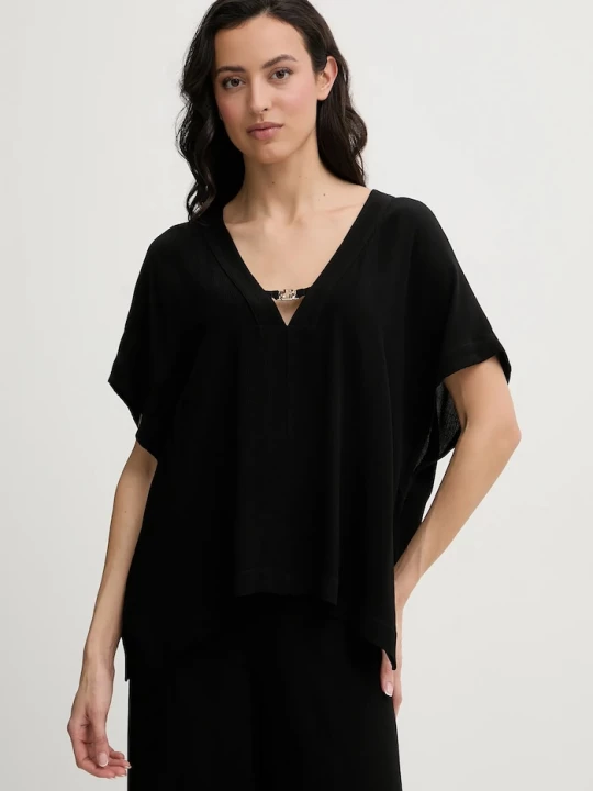 Obrázek produktu BOSS Plážová halenka BOSS Double B Top černá