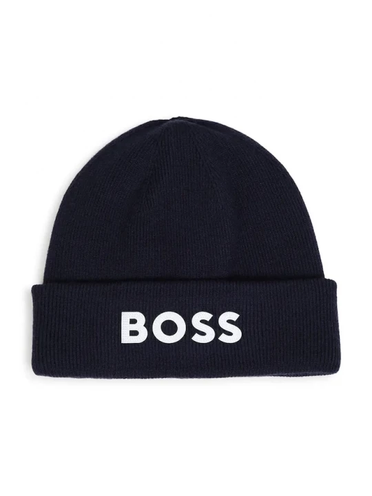 Obrázek produktu BOSS pletená čepice dětská námořnická modř