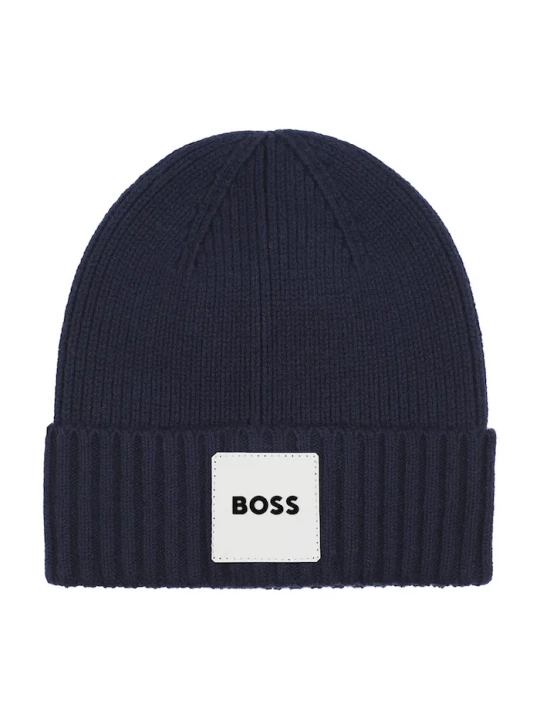 Obrázek produktu BOSS pletená čepice dětská námořnická modř