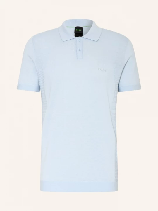 Obrázek produktu Boss Pletené Polo Tričko Momentum Lite Regular Fit tmavě modrá