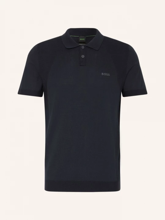 Obrázek produktu Boss Pletené Polo Tričko Momentum Lite Regular Fit tmavě modrá