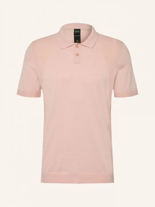 Obrázek produktu Boss Pletené Polo Tričko Momentum Lite Regular Fit tmavě oranžová