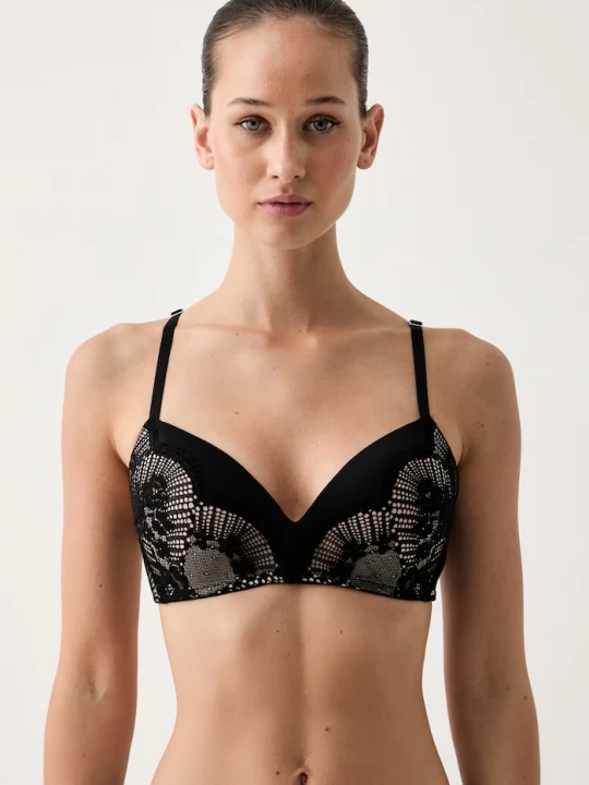Obrázek produktu BOSS podprsenka SOFT PUSH UP_AURORA černá