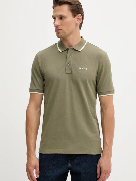 Obrázek produktu BOSS polo pánské bavlněné Parlay 190 zelená