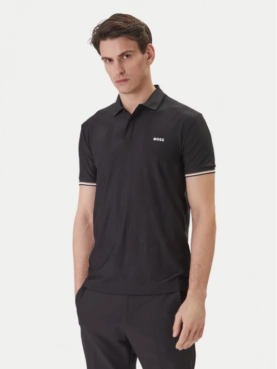 Obrázek produktu BOSS Polokošile Chip Hexa 50554561 Černá Regular Fit