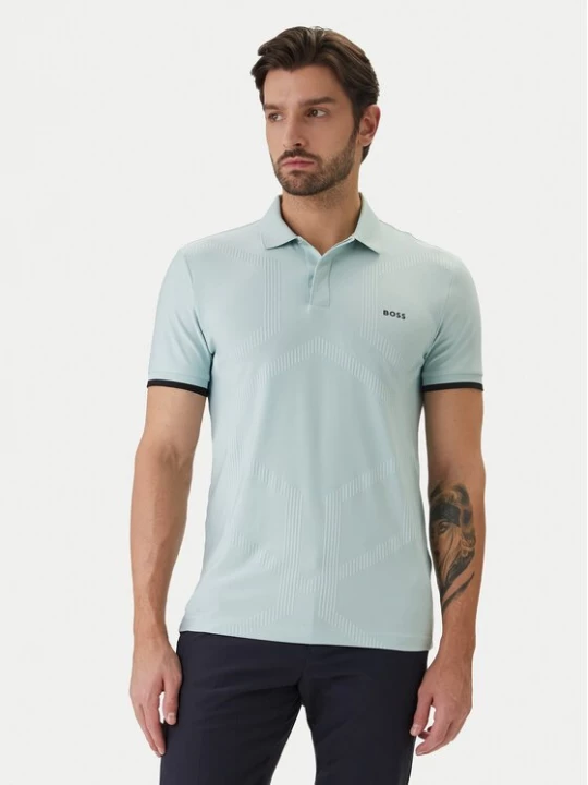 Obrázek produktu BOSS Polokošile Chip Hexa 50554561 Tyrkysová Regular Fit