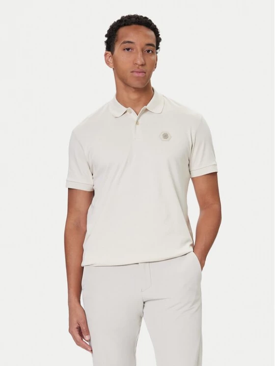 Obrázek produktu BOSS Polokošile Future 50543891 Écru Regular Fit Krémová