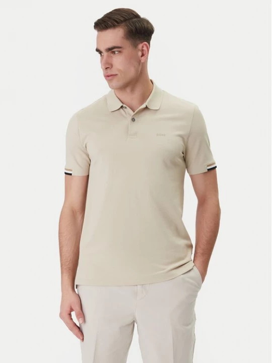 Obrázek produktu BOSS Polokošile Parlay 147 50467113 Béžová Regular Fit