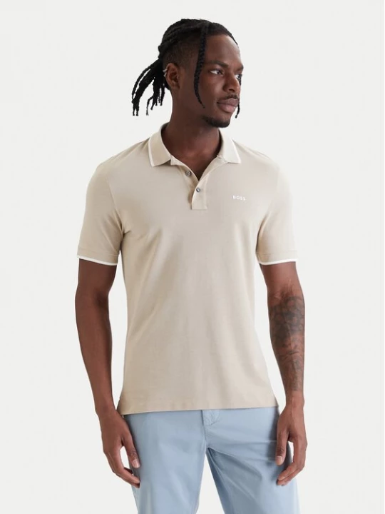 Obrázek produktu BOSS Polokošile Parlay 190 50494697 Béžová Regular Fit