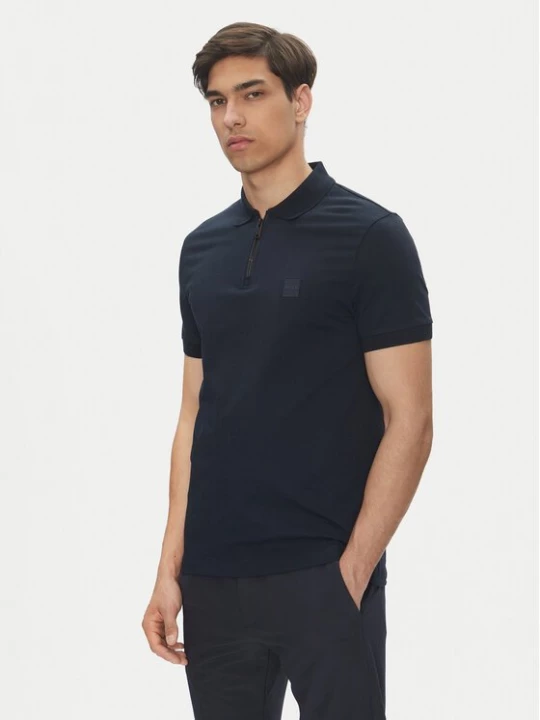 Obrázek produktu BOSS Polokošile Passerzip 50537507 Tmavomodrá Slim Fit